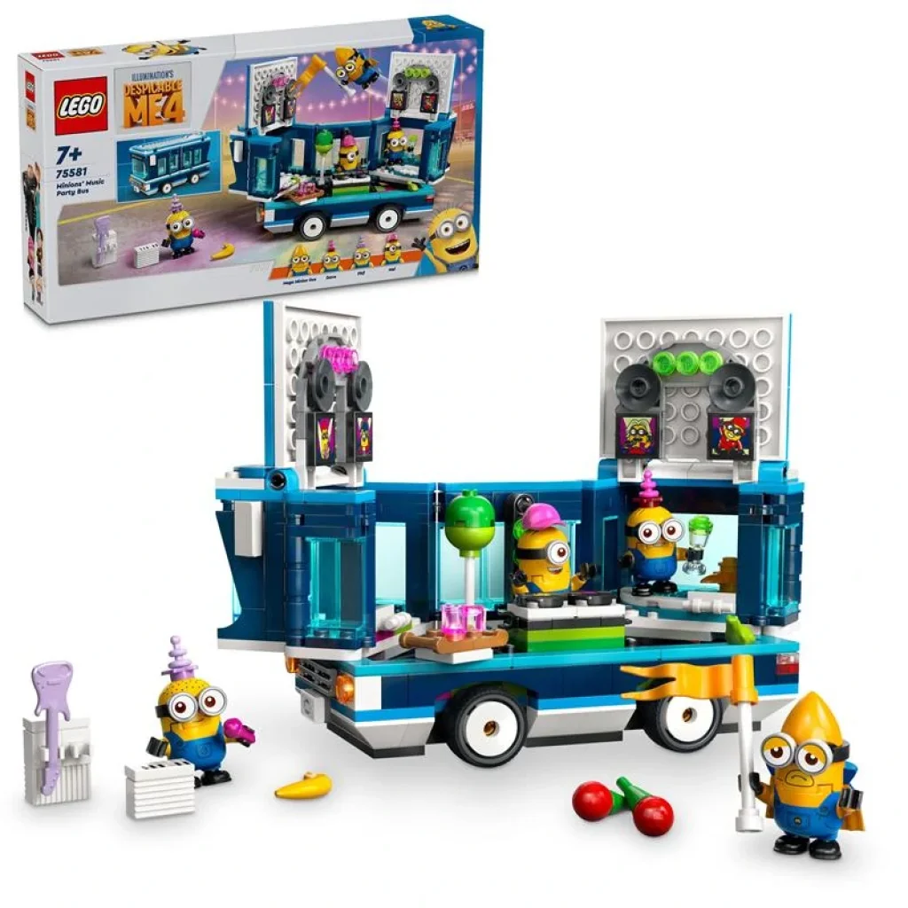Конструктор LEGO Нікчемний я 4 Музичний автобус для вечірок Посіпак, 75581 UA