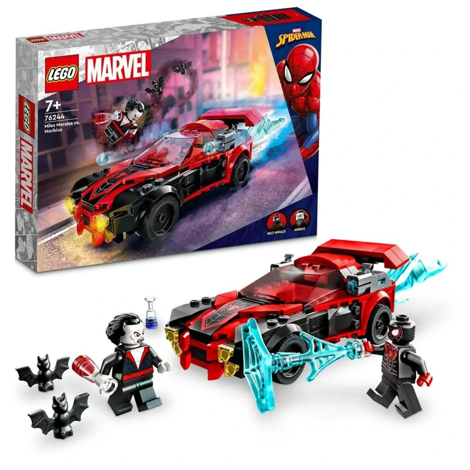 Конструктор LEGO Super Heroes Майлз Моралес проти Морбіуса, 76244 UA