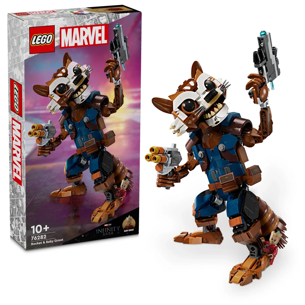 Конструктор LEGO Marvel Ракета й малюк Ґрут, 76282 UA