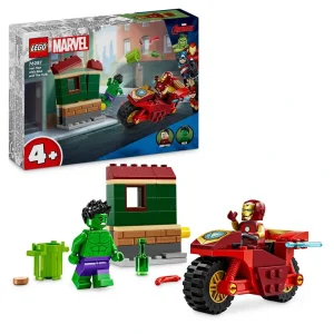 Конструктор LEGO Marvel Залізна Людина на мотоциклі й Галк, 76287 UA