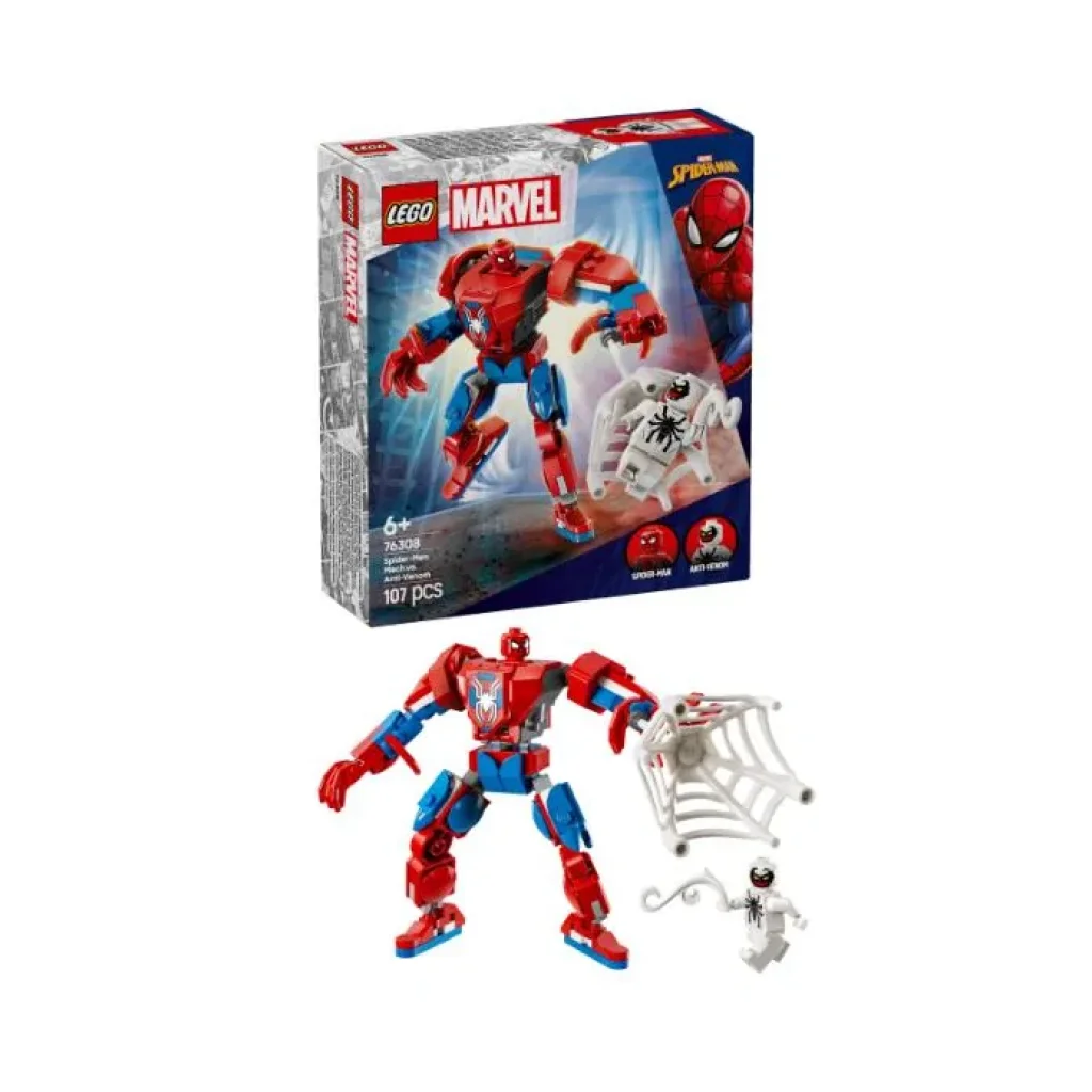 Конструктор LEGO Super Heroes Робот Людини Павука проти Анти-Венома, 76308 UA