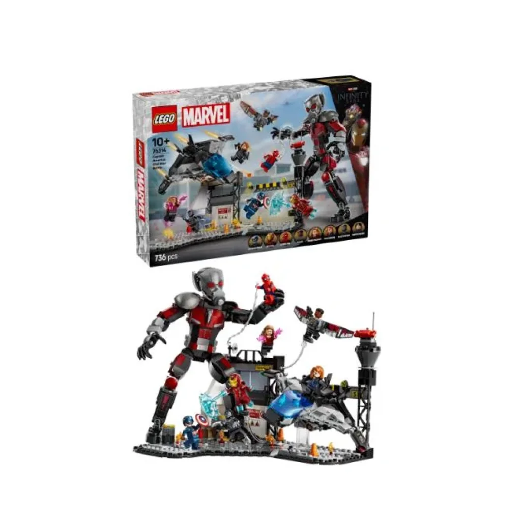 Конструктор LEGO Super Heroes Перший месник: Протистояння Пригодницька битва, 76314 UA