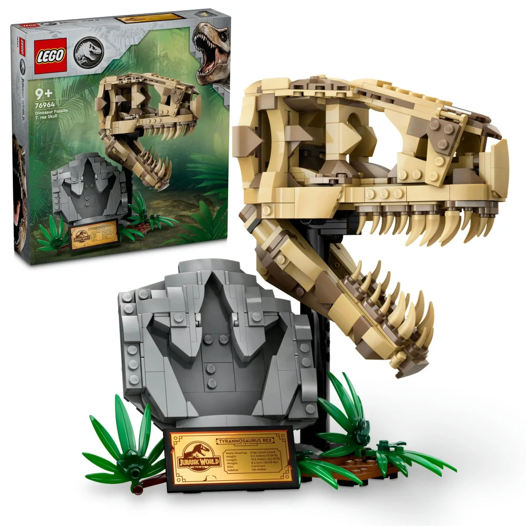 Конструктор LEGO Jurassic World Скам`янілості динозаврів: череп тиранозавра, 76964 UA