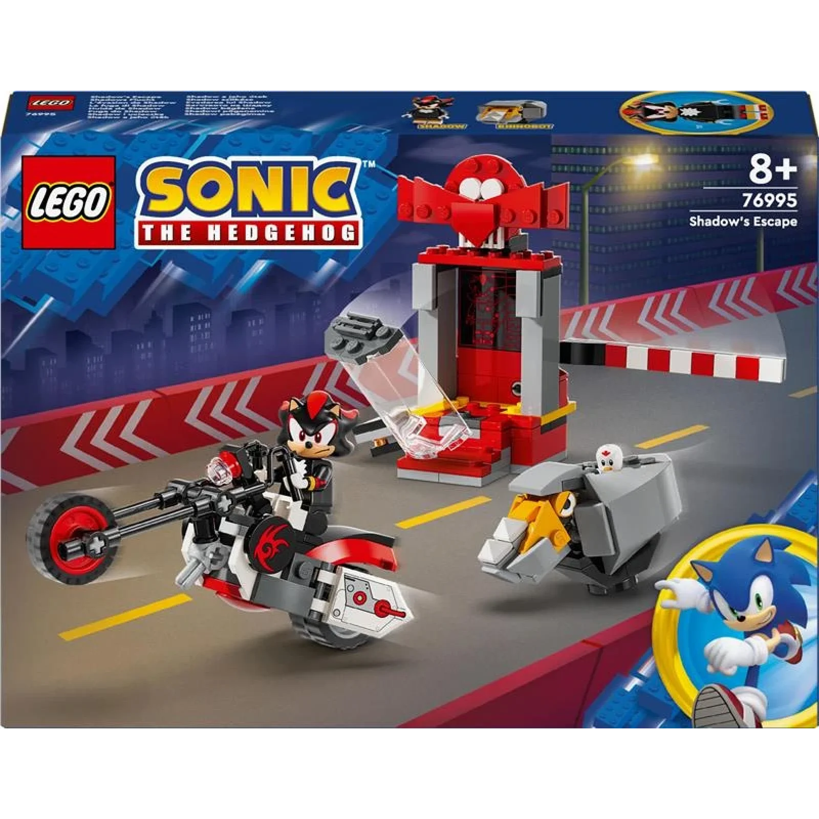 Конструктор LEGO Sonic the Hedgehog Їжак Шедоу. Втеча, 76995 UA