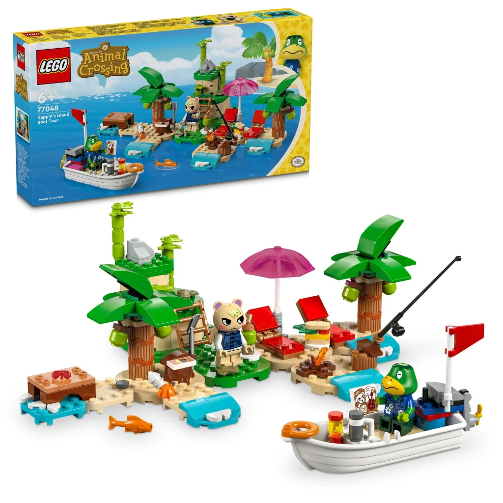 Конструктор LEGO Animal Crossing Острівна екскурсія Kapp'n на човні, 77048 UA