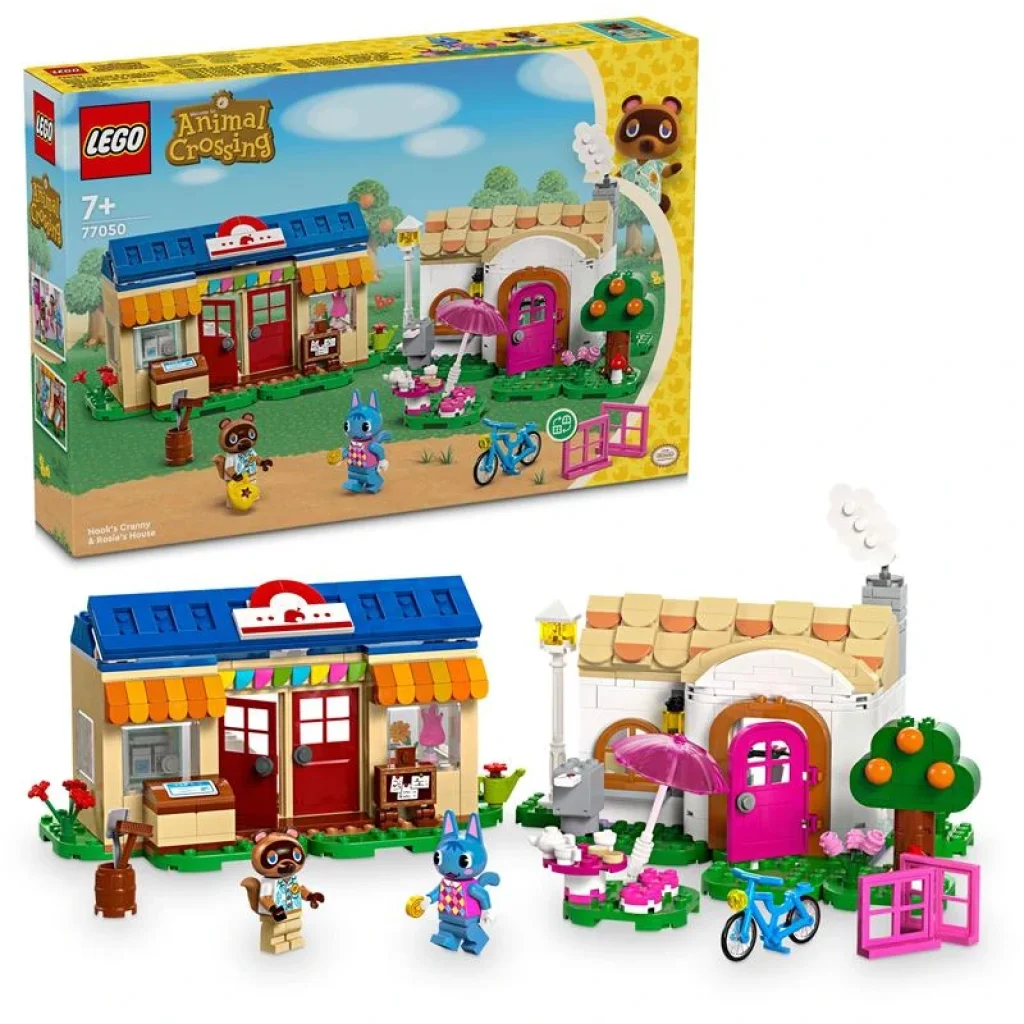 Конструктор LEGO Animal Crossing Ятка «Nook's Cranny» й будинок Rosie, 77050- UA