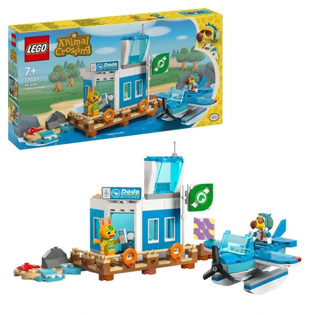 Конструктор LEGO Animal Crossing Літайте з Dodo Airlines, 77051 UA