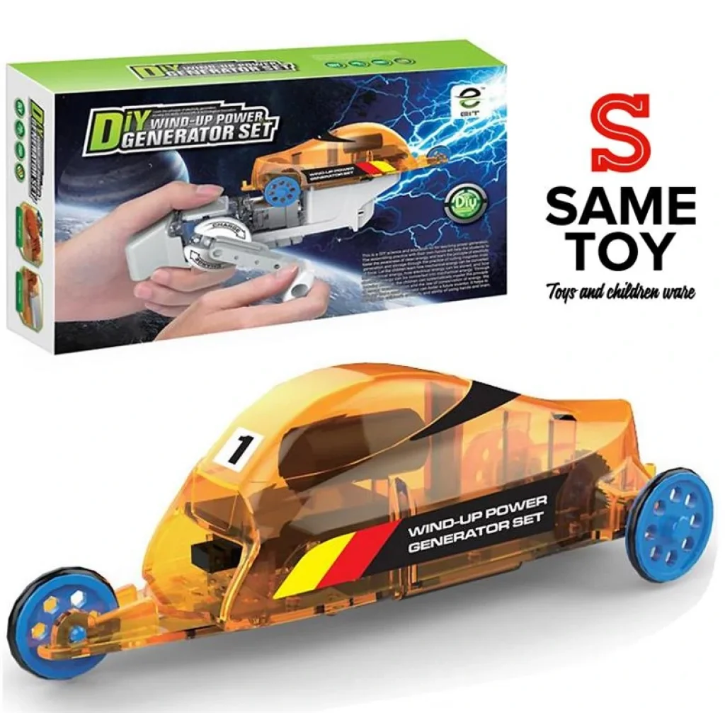 Робот-конструктор Same Toy Авто на динамо-машині, DIY006UT UA