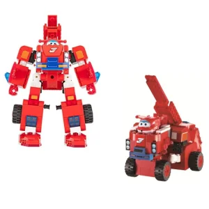 Конструктор-трансформер Super Wings Small Blocks 2-in-1 Buildable Transforming Vehicle Jett, Джетт, EU385005 UA