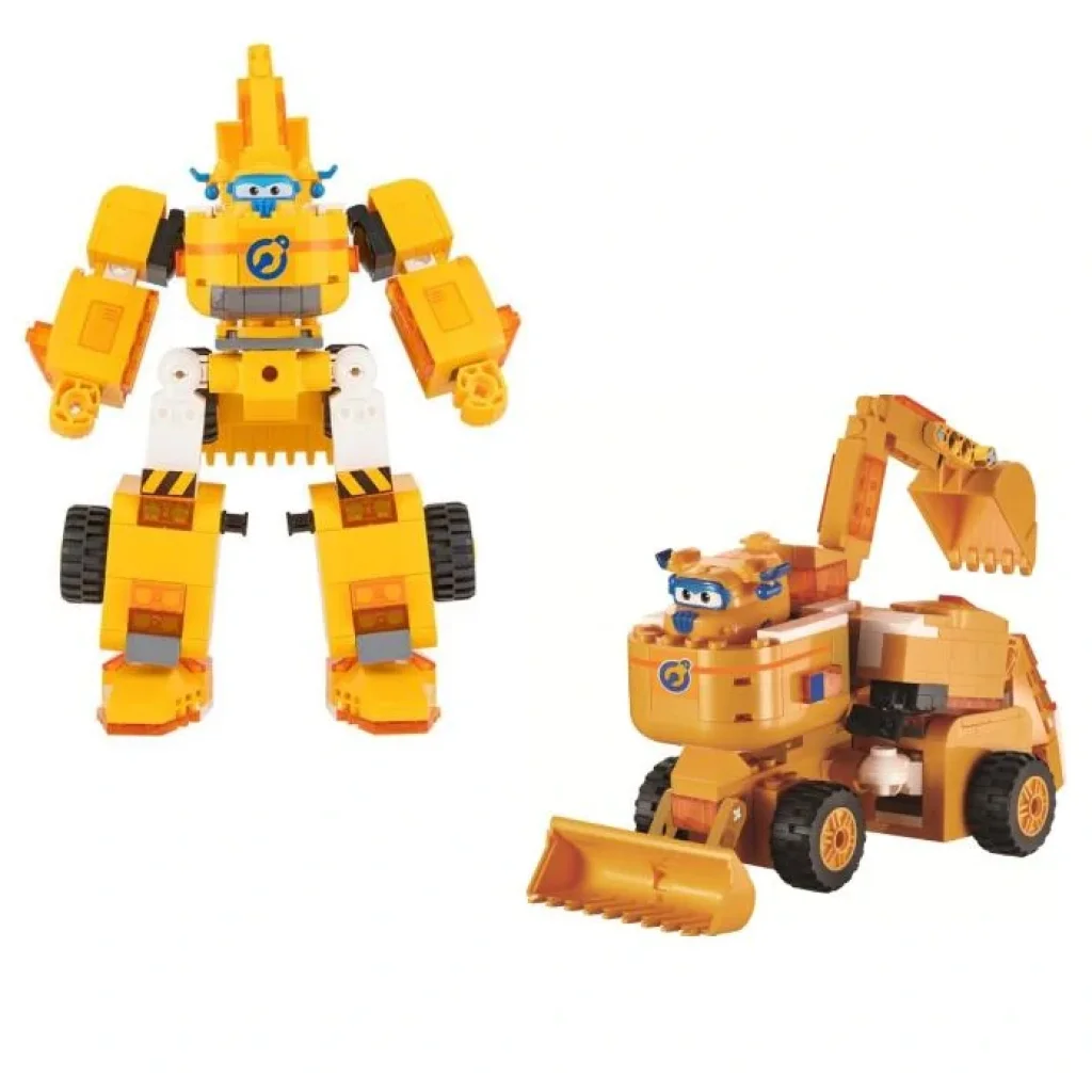Конструктор-трансформер Super Wings Small Blocks 2-in-1 Buildable Transforming Vehicle Donnie, Донні, EU385007 UA