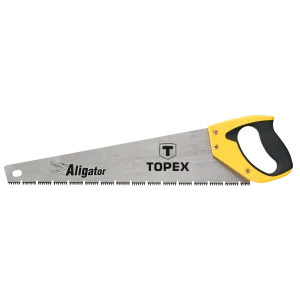 Ножівка по дереву TOPEX Aligator, 450мм, 7TPI (10A446) UA