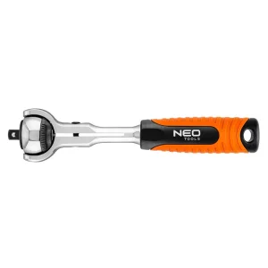 Ключ-тріскачка Neo Tools, 1/4", 72 зубців, 360°, CrV, 155мм (08-540) UA
