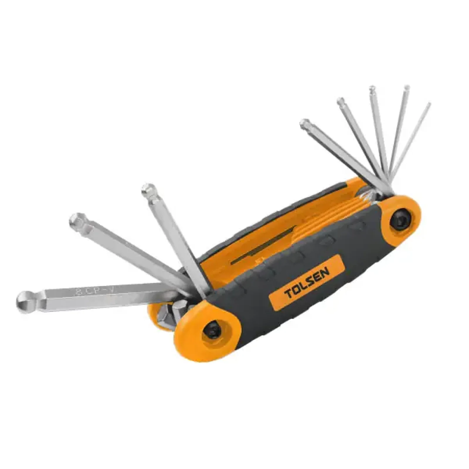 Ключі шестигранні Tolsen, 1.5-8мм, CrV, набір 8шт (20068) UA