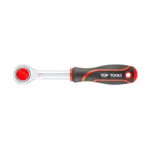 Ключ-тріскачка Top Tools, 1/4", 24 зубців, 150мм (38D101) UA