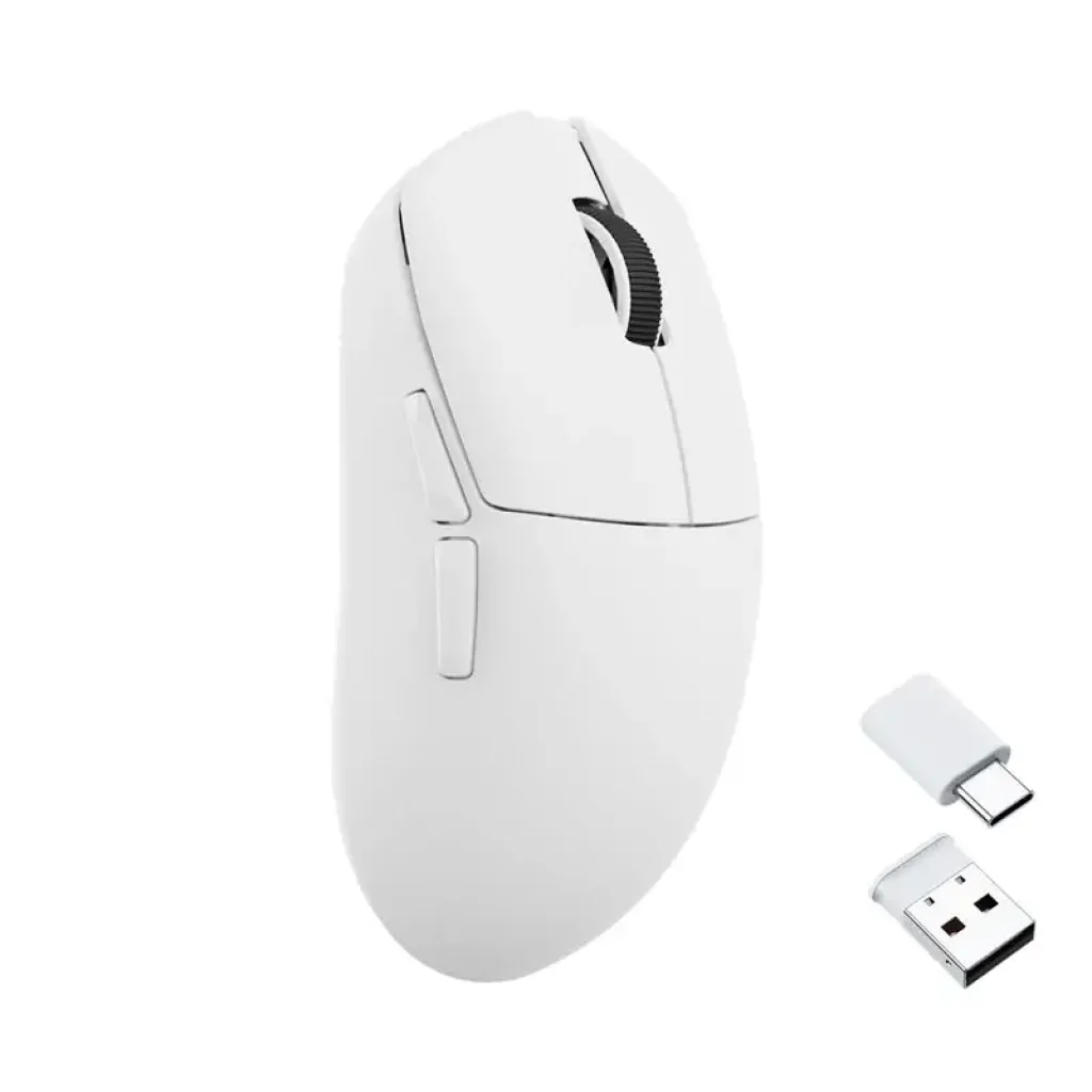 Миша Lemokey G1 USB-A/USB-C/WL/BT, 8K, білий (G1-A2) UA