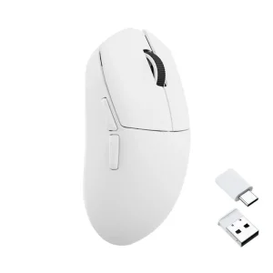 Миша Lemokey G1 USB-A/USB-C/WL/BT, 8K, білий (G1-A2) UA