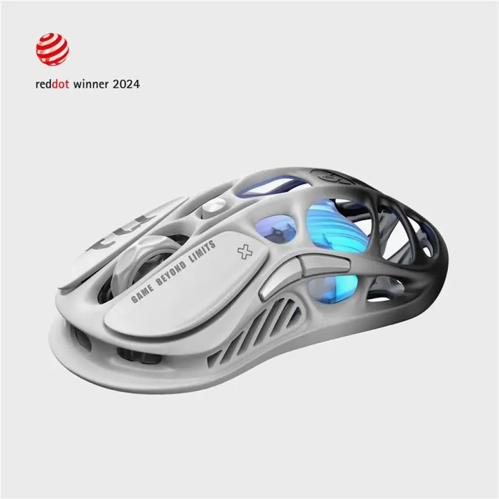 Миша GravaStar Mercury M1 Pro, BT/WL/USB-A, RGB, чорно-білий (GRAVASTARM1PRO_GBLK) UA