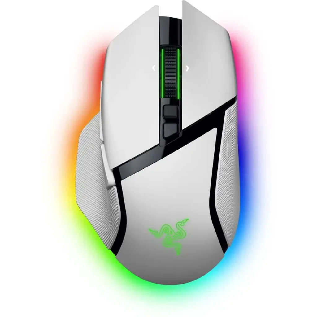Миша Razer Basilisk V3 Pro 35K, RGB, USB-A/WL/BT, білий (RZ01-05240200-R3G1) UA