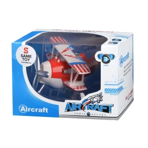 Самолет металический инерционный Same Toy Aircraft красный со светом и музыкой SY8012Ut-3 UA