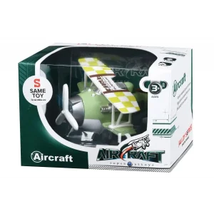 Самолет металический инерционный Same Toy Aircraft зеленый со светом и музыкой SY8015Ut-2 UA