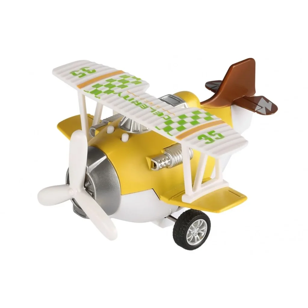 Самолет металический инерционный Same Toy Aircraft желтый SY8016AUt-1 UA