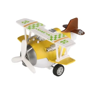 Самолет металический инерционный Same Toy Aircraft желтый SY8016AUt-1 UA