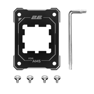 Контактна рамка для процесора 2E Gaming Air Cool SCPB-AM5, Aluminum, Black, 2E-SCPB-AM5 UA
