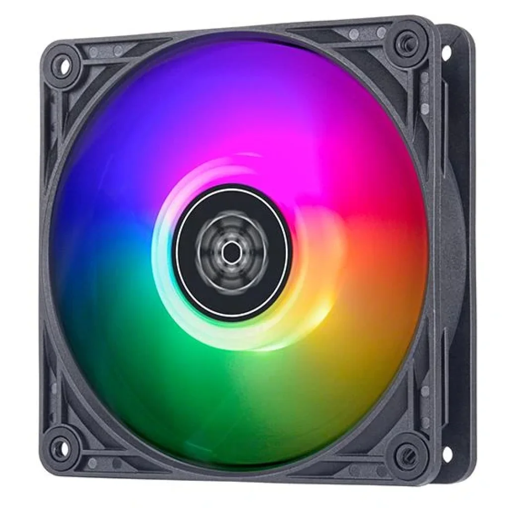 Корпусний вентилятор SilverStone Vista VS120B-ARGB, 120мм, 2000rpm, 4pin PWM, 3 pin +5V ARGB, 30.6dBa, чорний, SST-VS120B-ARGB UA