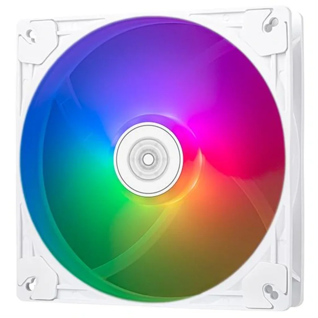 Корпусний вентилятор SilverStone Vista VS140W ARGB, 140мм, 1600rpm, 4pin PWM, 3 pin +5V ARGB, 30.8dBa, білий, SST-VS140W-ARGB UA