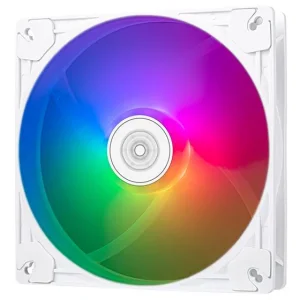 Корпусний вентилятор SilverStone Vista VS140W ARGB, 140мм, 1600rpm, 4pin PWM, 3 pin +5V ARGB, 30.8dBa, білий, SST-VS140W-ARGB UA