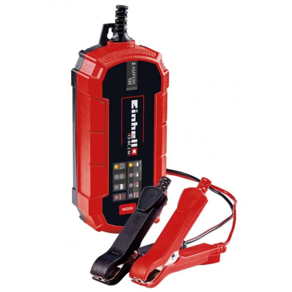 Зарядний пристрій Einhell CE-BC 2 M, 12В, 3-60А·год, макс 2А, мікропроц контроль, 1002215 UA
