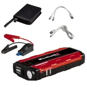 Пусковое устройство Einhell CE-JS 8 Jump Starter Power Bank, для автомобилей, 7500мАч, 2хUSB 5В, 12В, пуск 200А, 1091511 UA