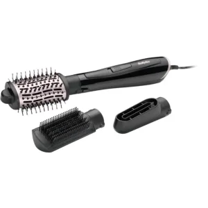 Фен-щітка Babyliss Style Smooth, 1000Вт, 2 режими, іоніз-я, хол. обдув, кераміка, Black (AS128E) UA