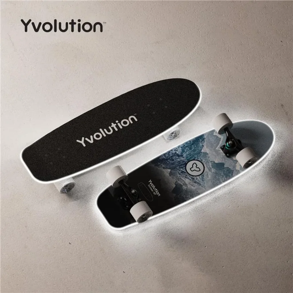 Скейтборд Yvolution Dynamo Cruiser LED 76см, синій, YS52B2 UA