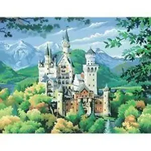 Набір для творчості Sequin Art PAINTING BY NUMBERS SENIOR Замок Нойшванштайн SA0128 UA