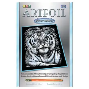 Набір для творчості Sequin Art ARTFOIL SILVER White Tiger SA1017 UA