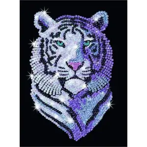 Набір для творчості Sequin Art BLUE Snow Tiger SA1217 UA