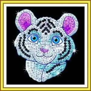 Набір для творчості Sequin Art 60 White Tiger SA1326 UA