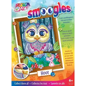 Набір для творчості Sequin Art SMOOGLES Сова SA1812 UA