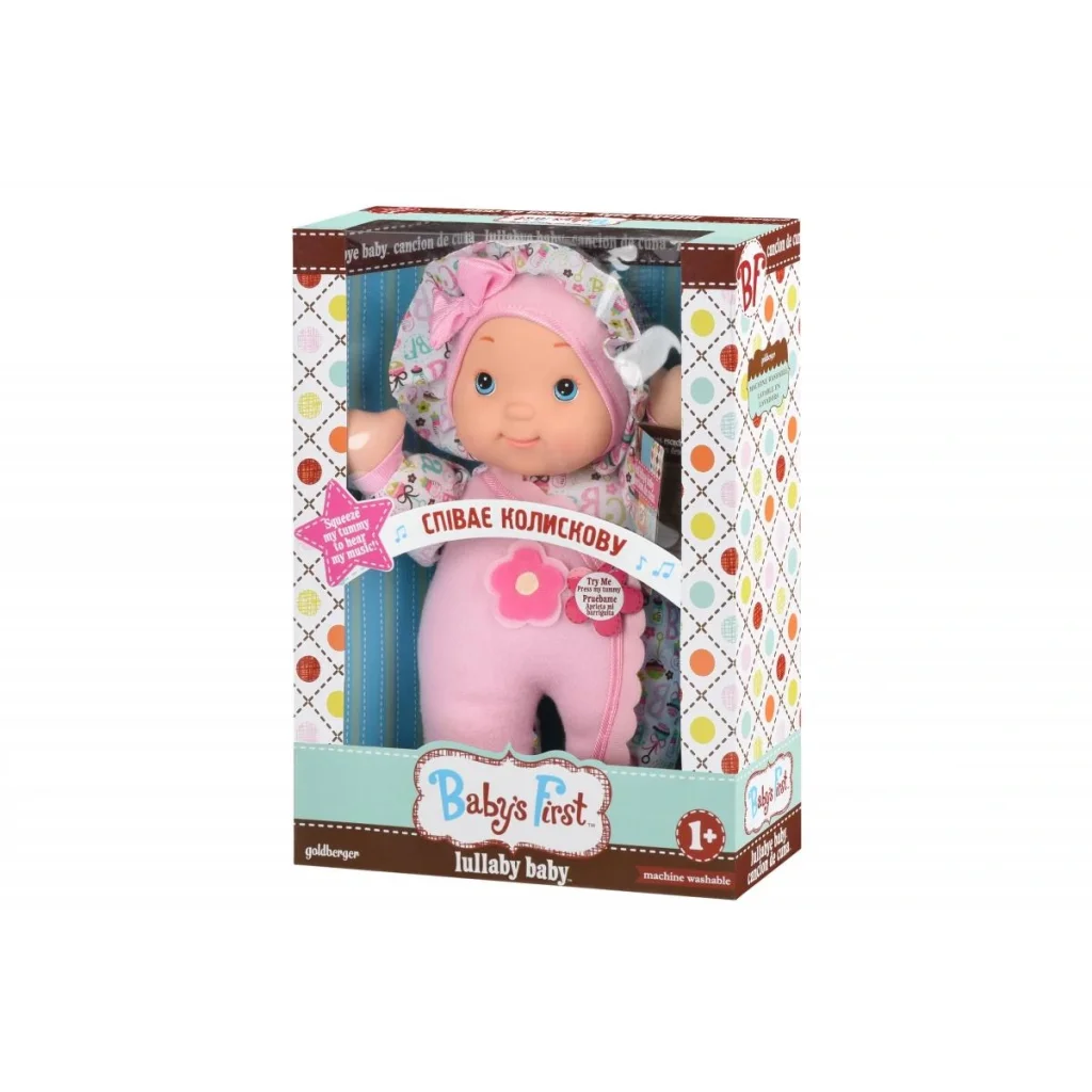 Лялька Baby’s First Lullaby Baby Колискова (рожевий), 71290-1 UA