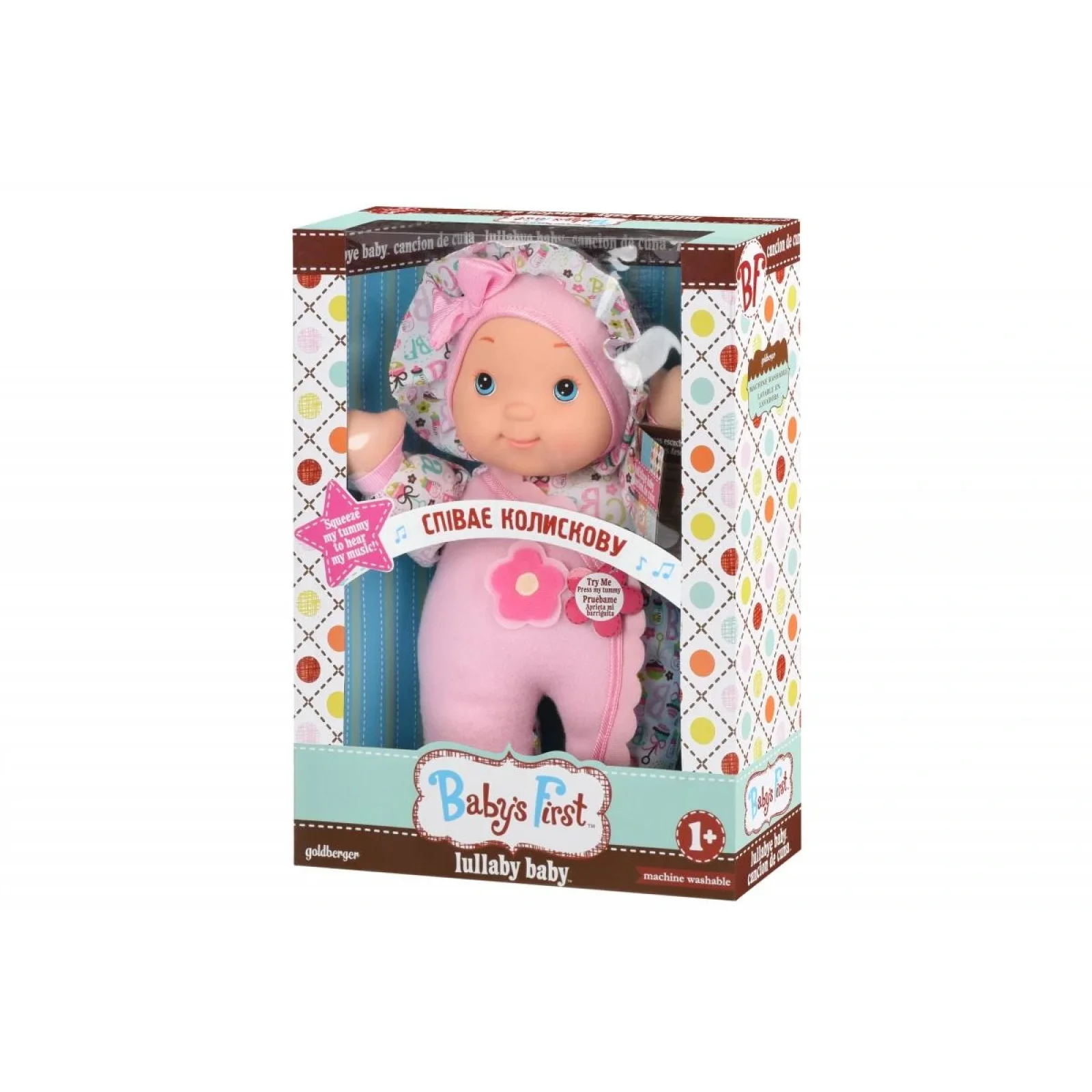 Кукла Baby’s First Lullaby Baby Колыбельная (розовый), 71290-1 UA