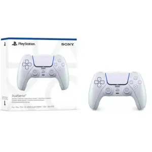 Геймпад PlayStation 5 Dualsense BT, Chrome Pearl (1000050600) UA