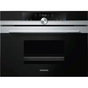 Встраиваемая пароварка Siemens CD634GAS0 - 45 см/38 л/нержавеющая сталь UA