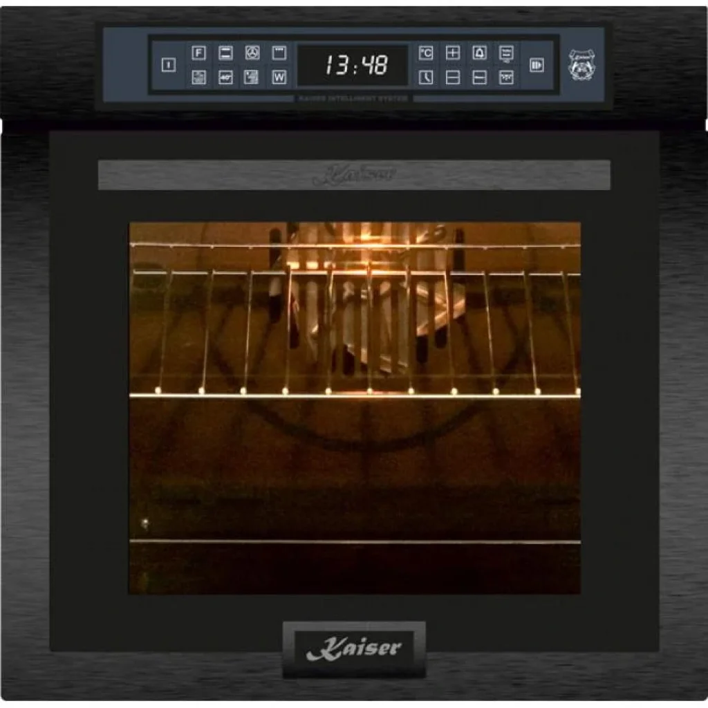 Встраиваемый электрический духовой шкаф Kaiser EH6306RS - Шx60см./69л/15 реж/черная нержа UA