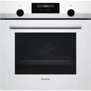 Встраиваемый эл. дух. шкаф Siemens HB557JYW0T - Ш-60см/8 реж/66л./А/диспл/телескоп/белый UA