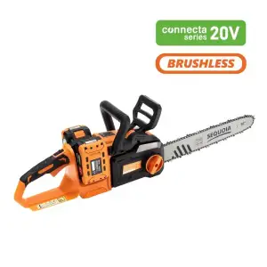 Пила ланцюгова акумуляторна SEQUOIA SBC4016BS-E2W 40В(20В+20В) акб 2х4.0А·год шина 40см 3/8" 25.0м/с ЗП 3.9кг UA