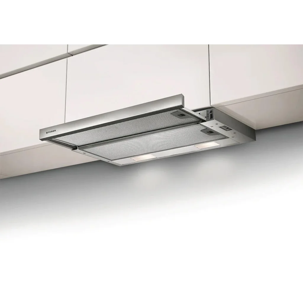 Витяжка Faber телескоп, 60см, 518м3ч, Flexa Ng Glass Bk A60, чорний, 315.0635.106 UA