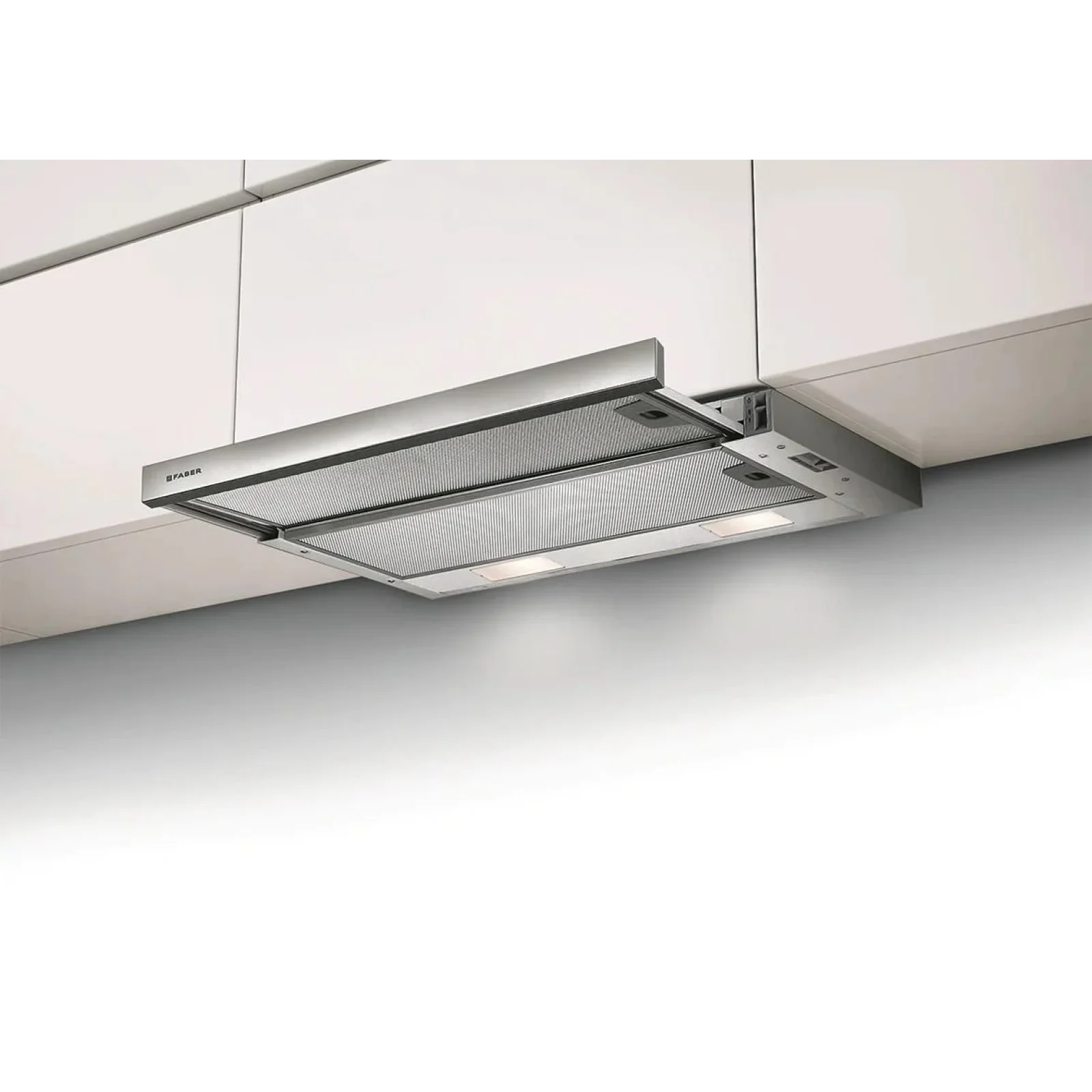Витяжка Faber телескоп, 60см, 518м3ч, Flexa Ng Glass Bk A60, чорний, 315.0635.106 UA