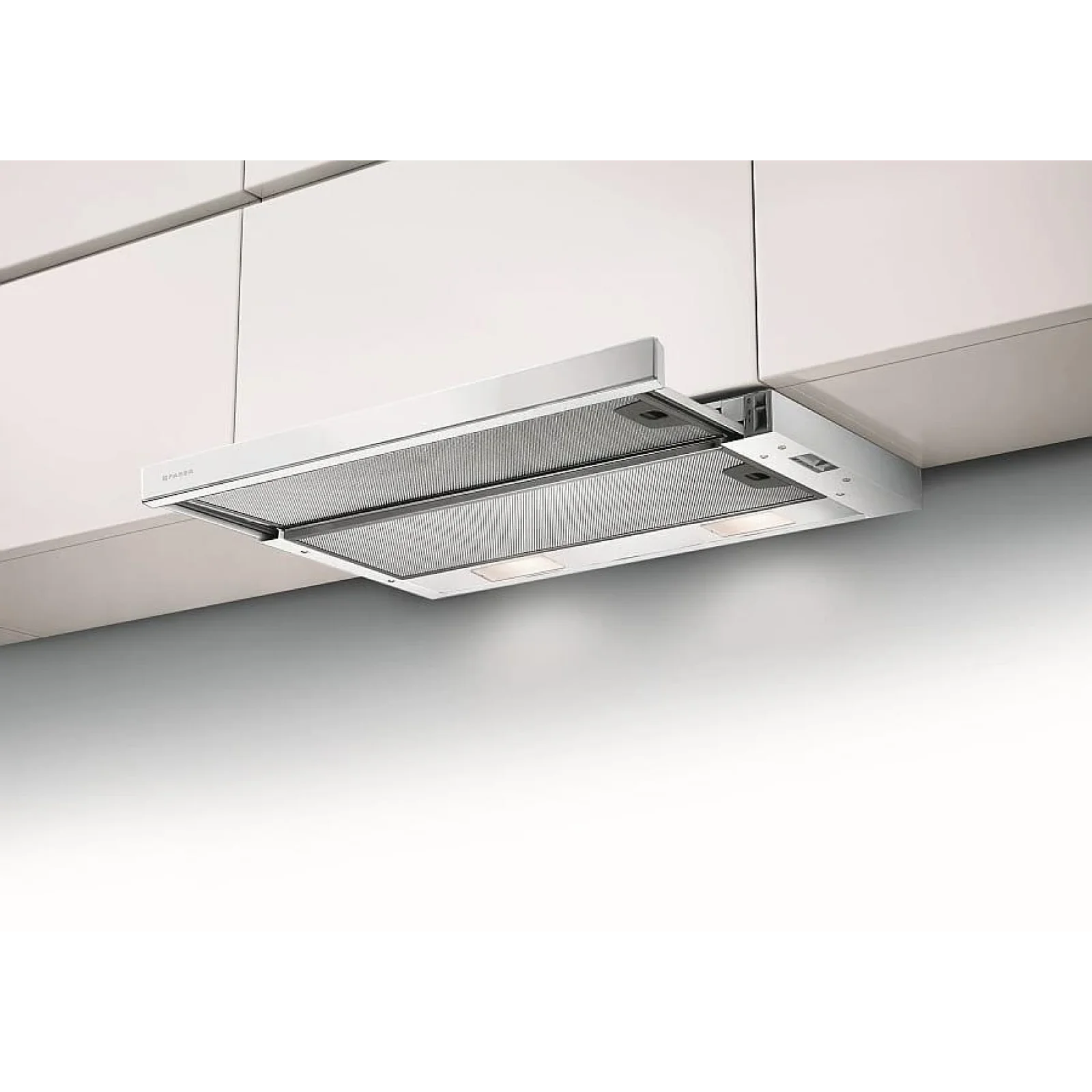Витяжка Faber телескоп, 60см, 518м3ч, Flexa Ng Glass W A60, білий, 315.0635.107 UA