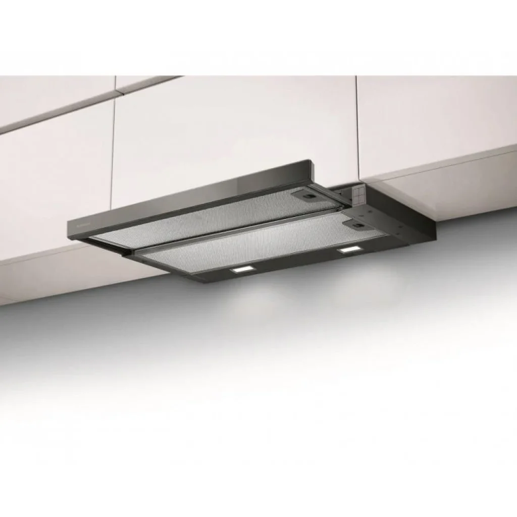 Витяжка Faber телескоп, 60см, 701м3ч, Flexa Ng Glass Lux Bk A60, чорний, 315.0635.137 UA